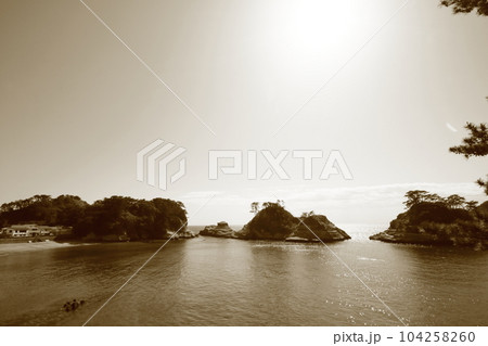 西伊豆の空と海松崎付近 104258260