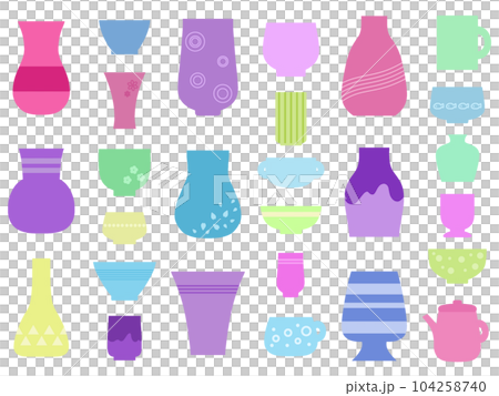 Pottery material B-2 104258740