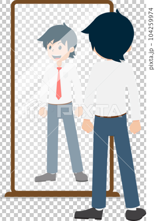 Salary Man 01 are Look into the Mirror 104259974