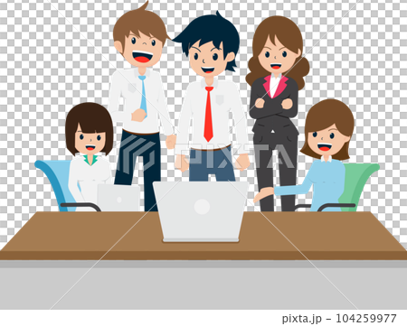 Salary Man 01 are Presenting Works Together Salary Man 01 are Presenting Works Together 104259977