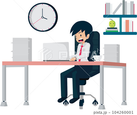 Salary Man 01 Working 104260001