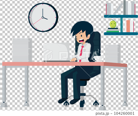 Salary Man 01 Working 104260001