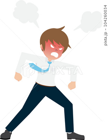 Salary Man Business Isolated Person People Cartoon Character Flat illustration Png #106 104260034