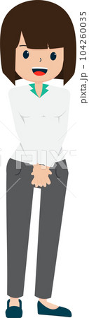 Salary Man Business Isolated Person People Cartoon Character Flat illustration Png #107 104260035
