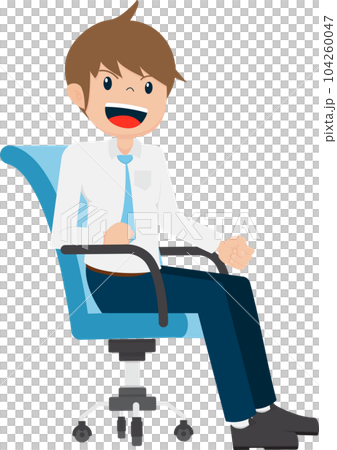 Salary Man Business Isolated Person People Cartoon Character Flat illustration Png #114 104260047