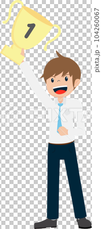 Salary Man Business Isolated Person People Cartoon Character Flat illustration Png #124 104260067