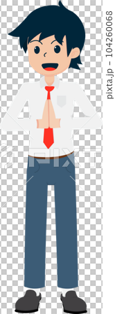Salary Man Business Isolated Person People Cartoon Character Flat illustration Png #125 Salary Man Business Isolated Person People Cartoon Character Flat illustration Png #125 104260068
