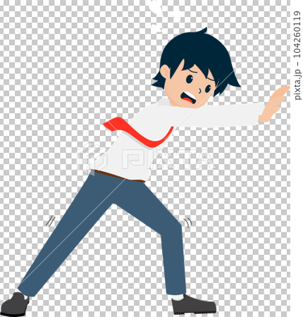 Salary Man Business Isolated Person People Cartoon Character Flat illustration Png #142 104260119