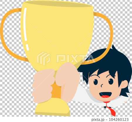 Salary Man Business Isolated Person People Cartoon Character Flat illustration Png #145 104260123