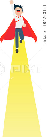 Salary Man Business Isolated Person People Cartoon Character Flat illustration Png #151 104260131