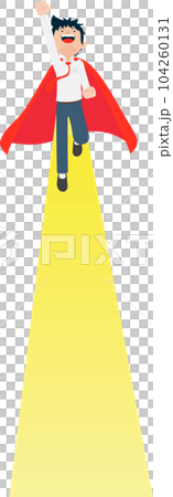 Salary Man Business Isolated Person People Cartoon Character Flat illustration Png #151 104260131