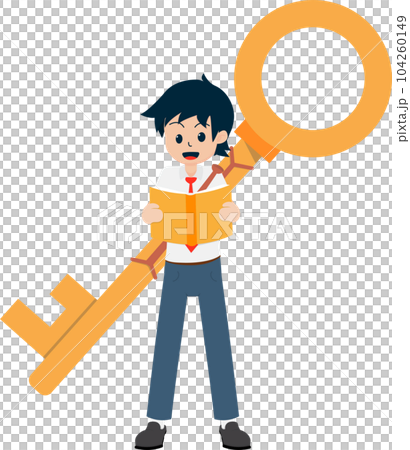 Salary Man Business Isolated Person People Cartoon Character Flat illustration Png #166 Salary Man Business Isolated Person People Cartoon Character Flat illustration Png #166 104260149