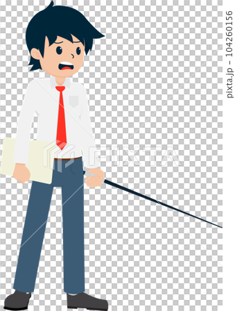 Salary Man Business Isolated Person People Cartoon Character Flat illustration Png #170 104260156