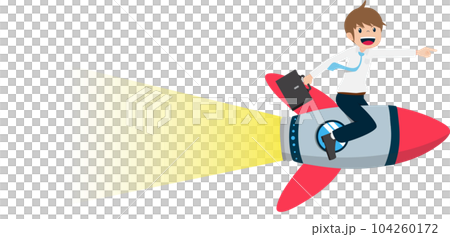 Salary Man Business Isolated Person People Cartoon Character Flat illustration Png #177 104260172