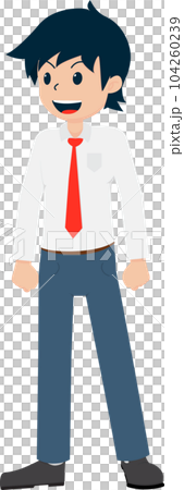 Salary Man Business Isolated Person People Cartoon Character Flat illustration Png #30 Salary Man Business Isolated Person People Cartoon Character Flat illustration Png #30 104260239