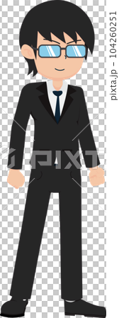 Salary Man Business Isolated Person People Cartoon Character Flat illustration Png #40 104260251