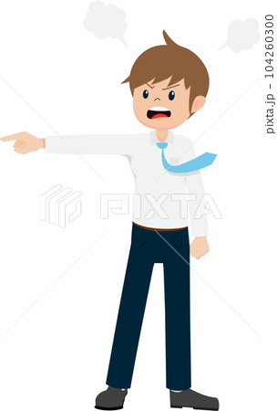 Salary Man Business Isolated Person People Cartoon Character Flat illustration Png #62 104260300
