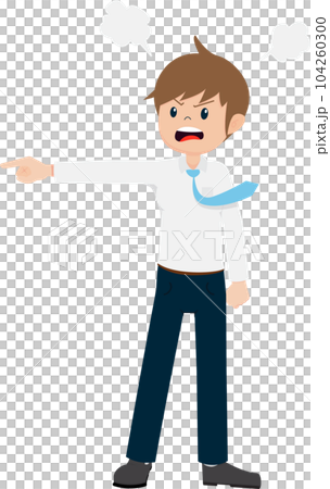 Salary Man Business Isolated Person People Cartoon Character Flat illustration Png #62 104260300