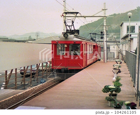 下津井電鉄の現役時代　昭和63年　廃止路線　児島駅　岡山県　記録写真 104261105