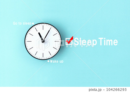睡眠・睡眠時間イメージ 104266293