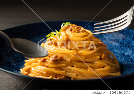 うにの濃厚クリームスパゲッティー 104266676