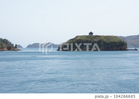 しまなみ海道の能島城跡 104266685