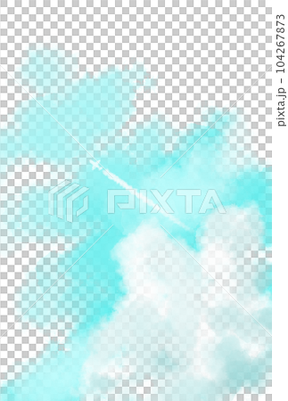 watercolor contrail watercolor contrail 104267873