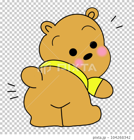 illustration lovely bear, hand drawing, element, animal, minimal, illustration lovely bear, hand drawing, element, animal, minimal, 104268342