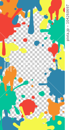 Frame material_colorful paint Frame material_colorful paint 104268697