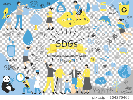 SDGs Sustainable Society Material Collection SDGs Sustainable Society Material Collection 104270463