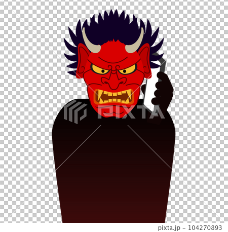 衣架插圖（通過電話實施詐騙的犯罪分子） 104270893