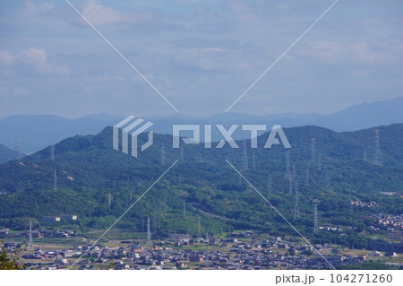 香川県坂出市 青ノ山から川津町周辺を望む 香川県坂出市 青ノ山から川津町周辺を望む 104271260