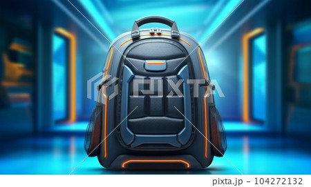 School backpack for books and textbooks, school year, the concept of school education School backpack for books and textbooks, school year, the concept of school education 104272132