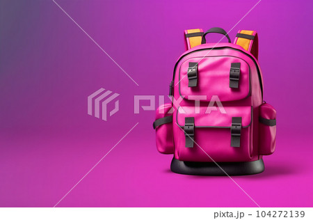 School backpack for books and textbooks, school year, the concept of school education School backpack for books and textbooks, school year, the concept of school education 104272139