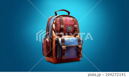 School backpack for books and textbooks, school year, the concept of school education 104272141