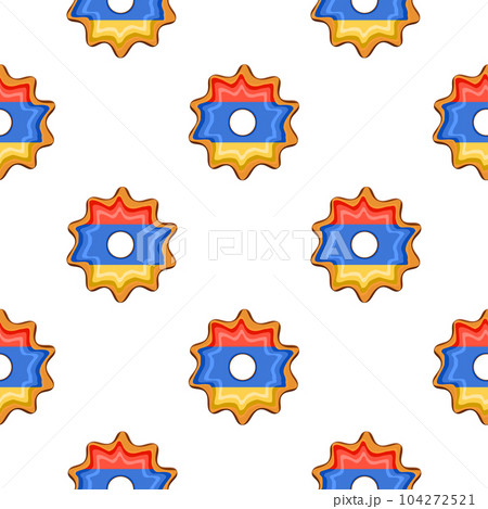 Pattern cookie with flag country Armenia in...のイラスト素材 [104272521] - PIXTA