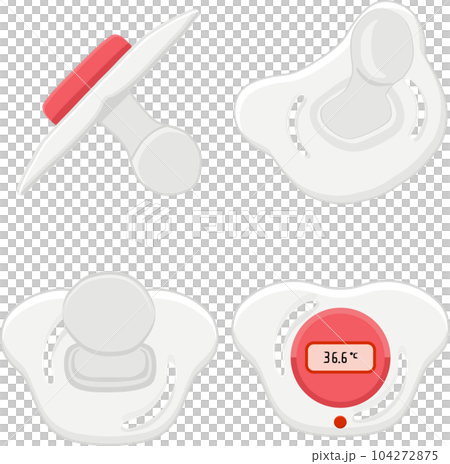 big set baby pacifiers, dummy with rubber nipple 104272875