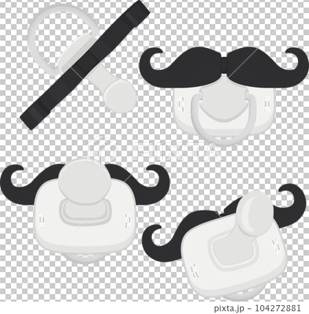 big set baby pacifiers, dummy with rubber nipple 104272881