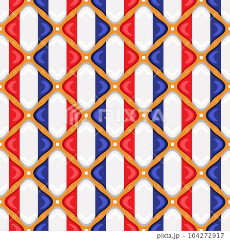Pattern cookie with flag country France in tasty biscuit Pattern cookie with flag country France in tasty biscuit 104272917