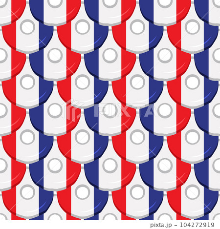 Pattern cookie with flag country France in tasty biscuit 104272919