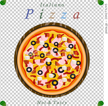 Various sweet tasty pizza 104273245