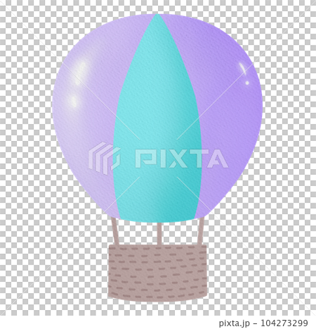 Cute pastel hot air balloon Cute pastel hot air balloon 104273299