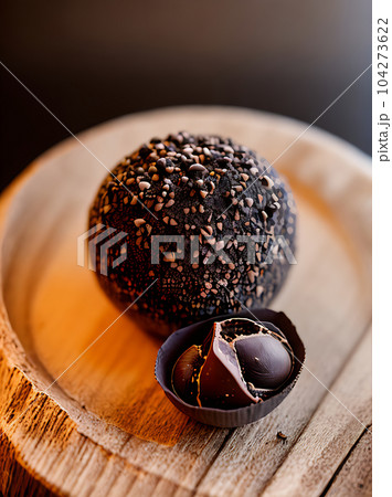 Realistic truffle cozy restaurant warm lighting detailed. 104273622