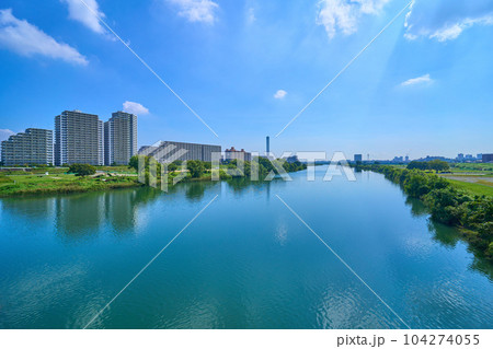 A view of the southeast side from the gas - Stock Photo