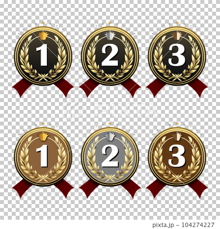金銀銅メダル：AI生成 104274227