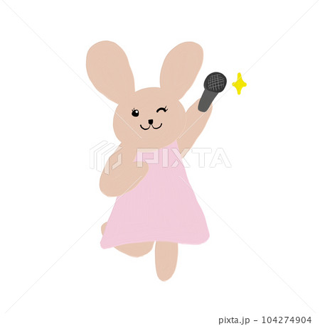 歌手のウサギさん 104274904