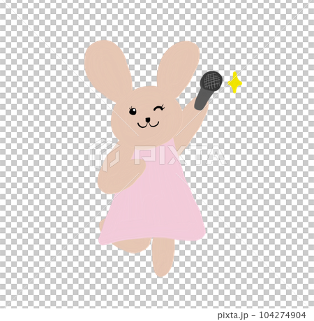 歌手のウサギさん 104274904