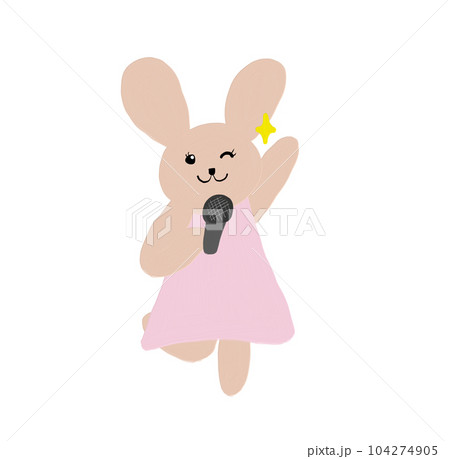 歌うウサギさん 104274905