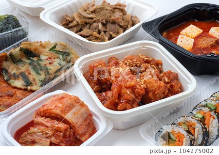 韓国料理 テイクアウト キンパ キムチ ヤンニョムチキン チヂミ プルコギ スンドゥブチゲ 韓国料理 テイクアウト キンパ キムチ ヤンニョムチキン チヂミ プルコギ スンドゥブチゲ 104275002
