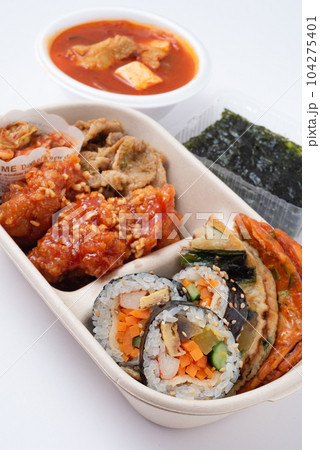 韓国料理 お弁当 テイクアウト キンパ キムチ ヤンニョムチキン チヂミ プルコギ スンドゥブチゲ 韓国料理 お弁当 テイクアウト キンパ キムチ ヤンニョムチキン チヂミ プルコギ スンドゥブチゲ 104275401